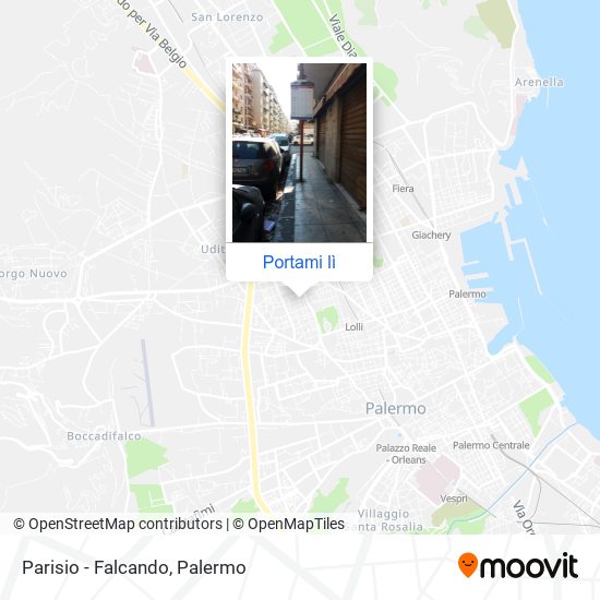 Mappa Parisio - Falcando
