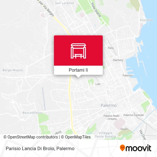 Mappa Parisio Lancia Di Brolo