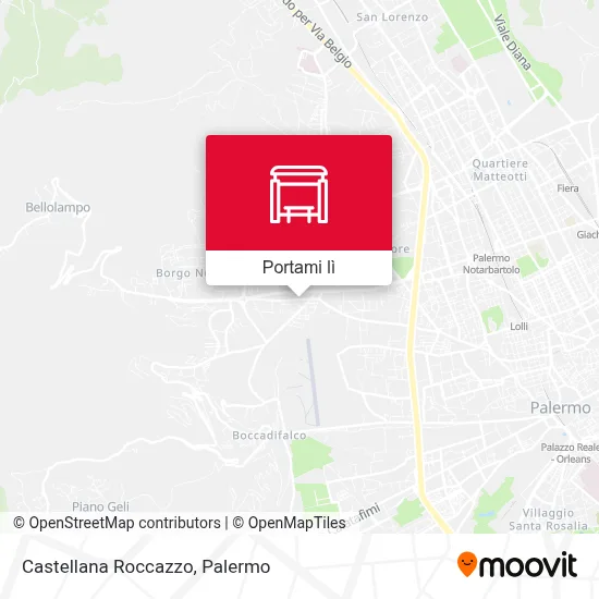 Mappa Castellana Roccazzo
