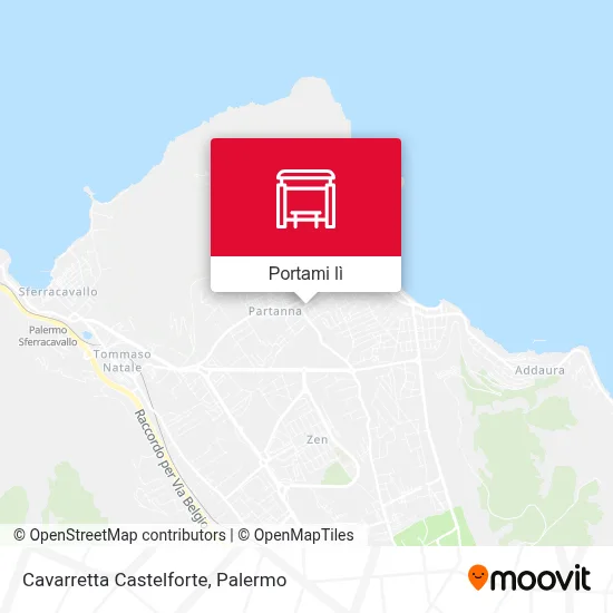 Mappa Cavarretta Castelforte