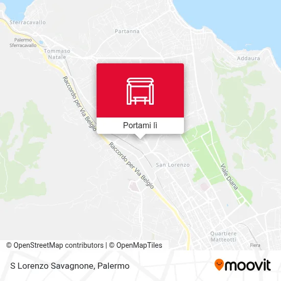 Mappa S Lorenzo Savagnone