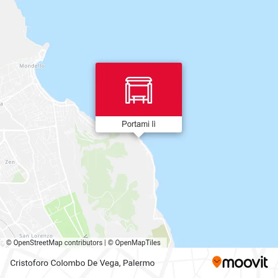 Mappa Cristoforo Colombo De Vega