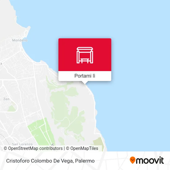 Mappa Cristoforo Colombo De Vega