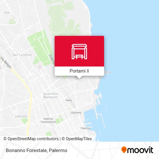 Mappa Bonanno Forestale