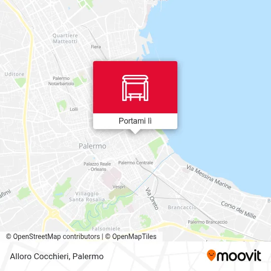 Mappa Alloro Cocchieri