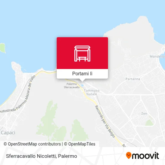 Mappa Sferracavallo Nicoletti