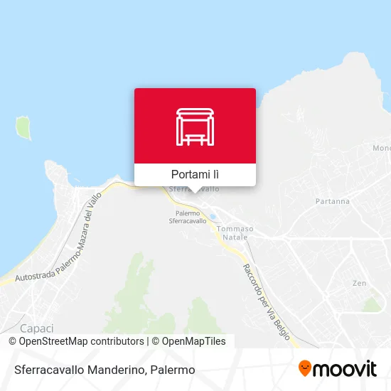 Mappa Sferracavallo Manderino