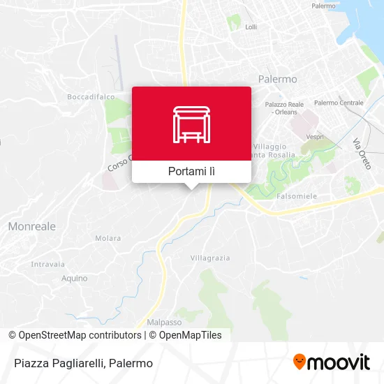 Mappa Piazza Pagliarelli