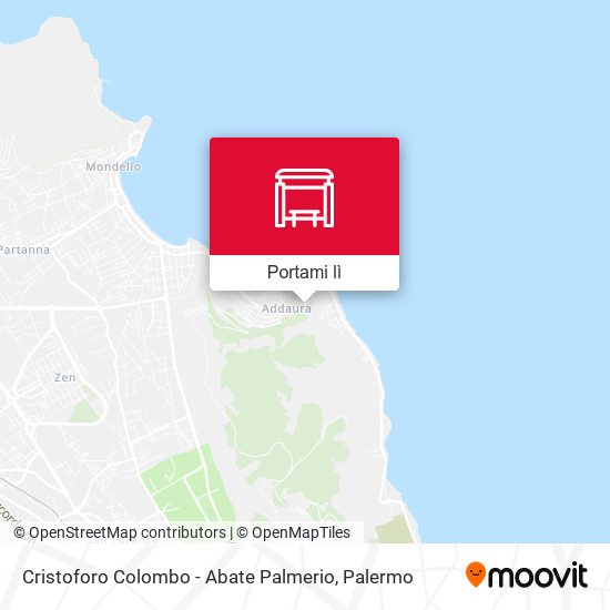 Mappa Cristoforo Colombo - Abate Palmerio