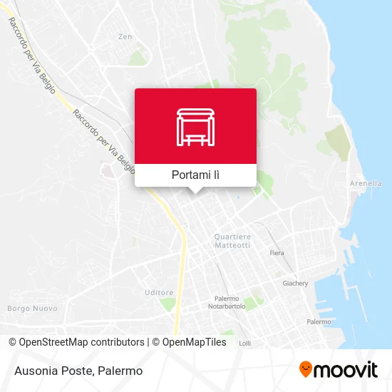 Mappa Ausonia Poste
