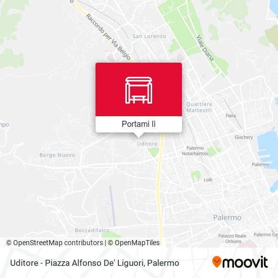 Mappa Uditore - Piazza Alfonso De' Liguori