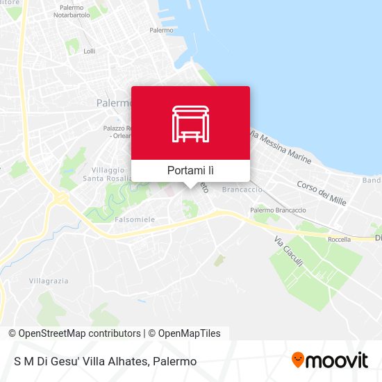 Mappa S M Di Gesu' Villa Alhates