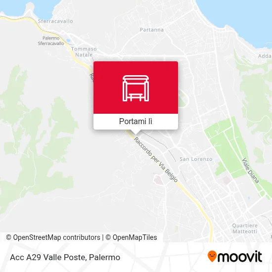 Mappa Acc A29 Valle Poste