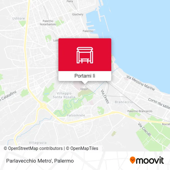 Mappa Parlavecchio Metro'