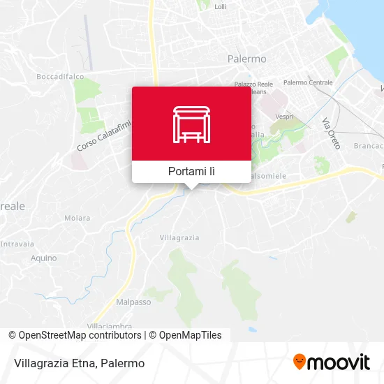 Mappa Villagrazia Etna