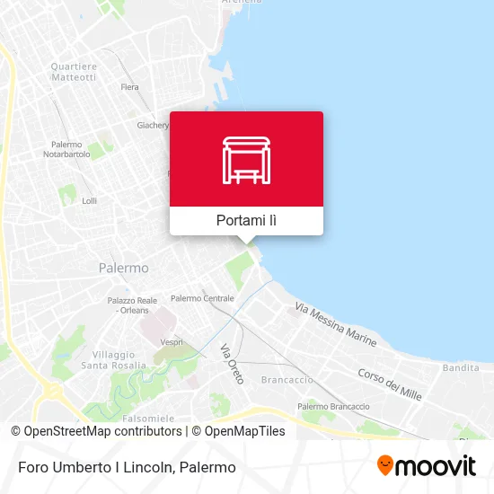 Mappa Foro Umberto I Lincoln