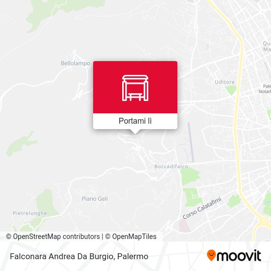 Mappa Falconara Andrea Da Burgio