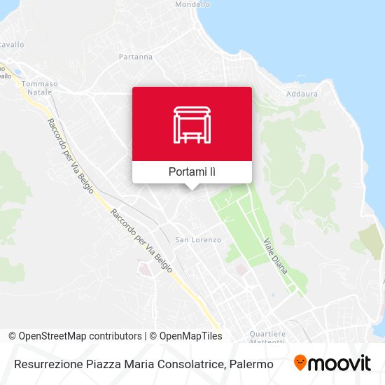 Mappa Resurrezione Piazza Maria Consolatrice