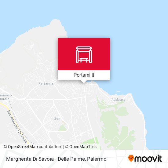 Mappa Margherita Di Savoia - Delle Palme