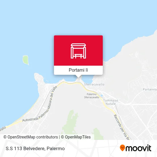 Mappa S.S 113 Belvedere