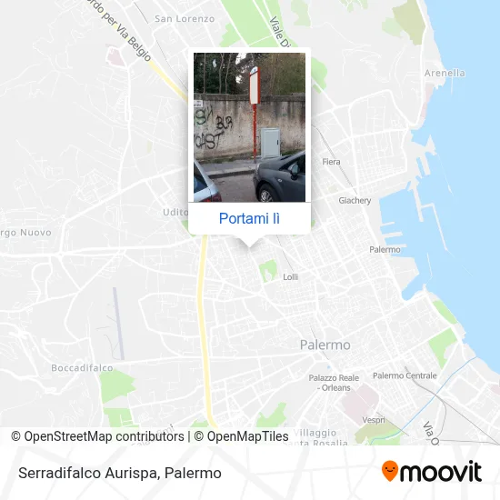 Mappa Serradifalco Aurispa