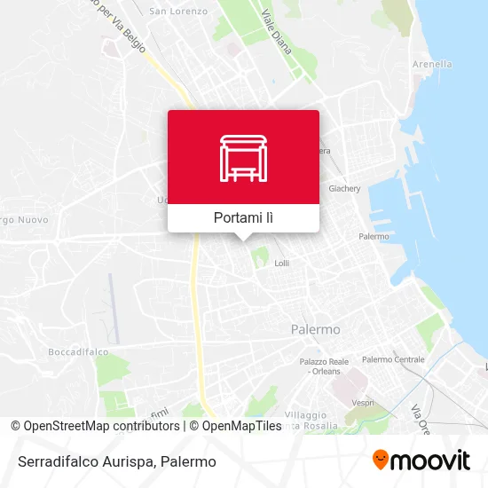 Mappa Serradifalco Aurispa