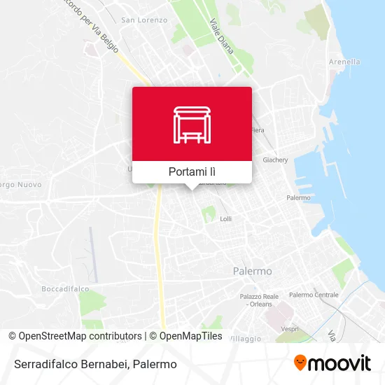 Mappa Serradifalco Bernabei