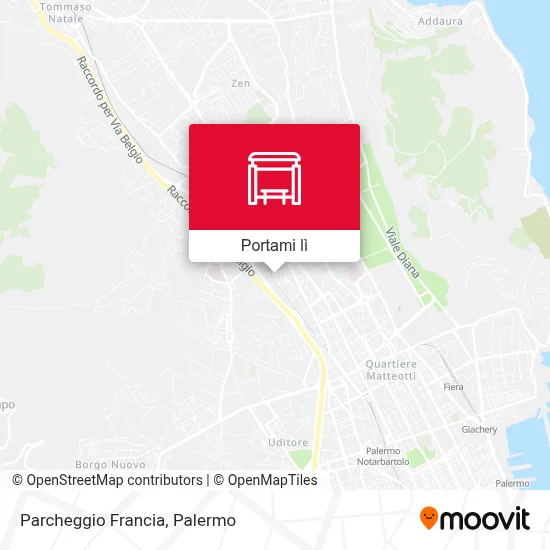 Mappa Parcheggio Francia