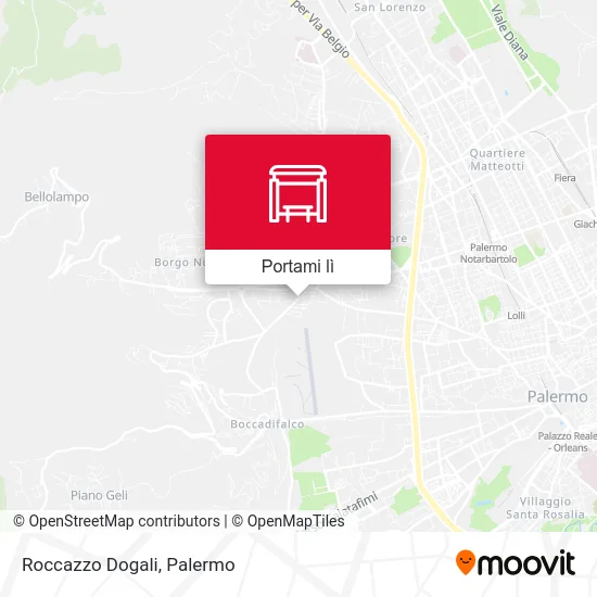 Mappa Roccazzo Dogali