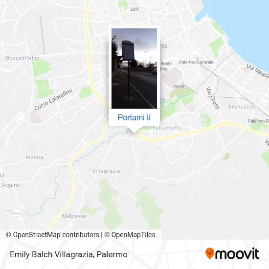 Mappa Emily Balch Villagrazia