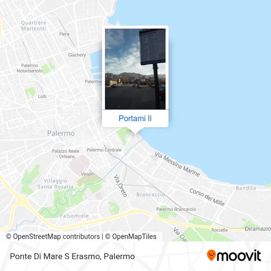 Mappa Ponte Di Mare S Erasmo