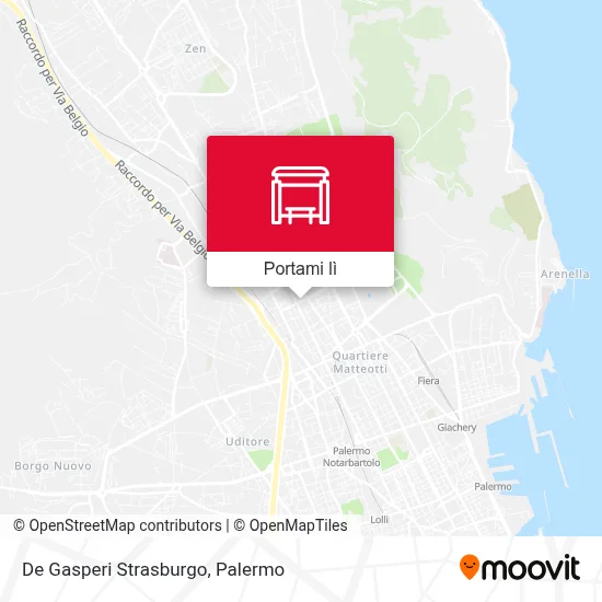 Mappa De Gasperi Strasburgo