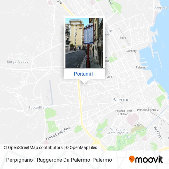 Mappa Perpignano - Ruggerone Da Palermo