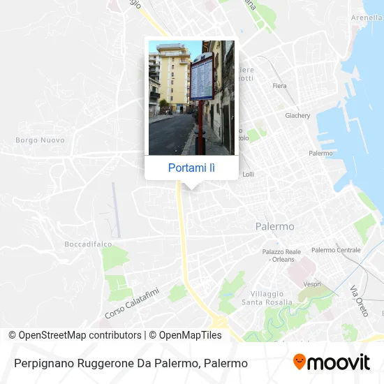 Mappa Perpignano Ruggerone Da Palermo