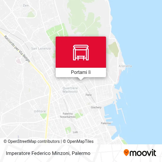 Mappa Imperatore Federico Minzoni