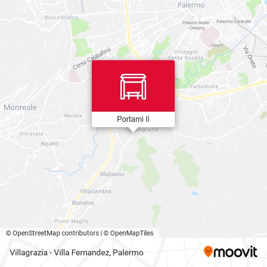 Mappa Villagrazia - Villa Fernandez