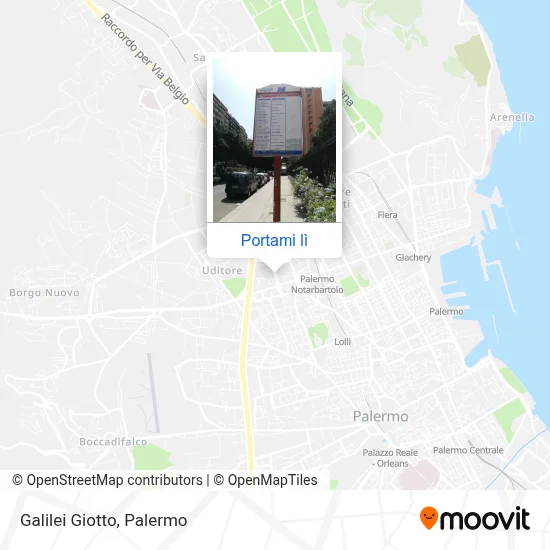 Mappa Galilei Giotto