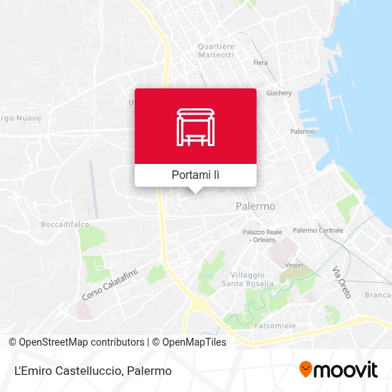 Mappa L'Emiro Castelluccio