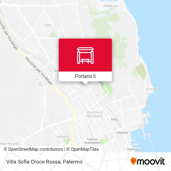 Mappa Villa Sofia Croce Rossa