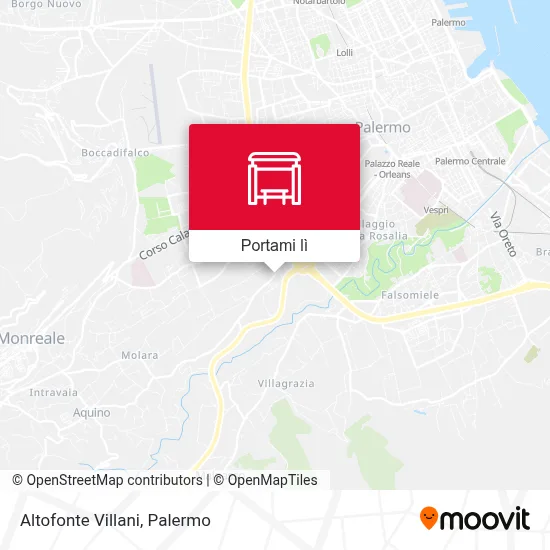 Mappa Altofonte Villani