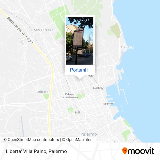 Mappa Liberta' Villa Paino