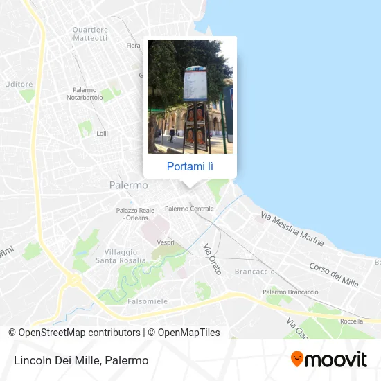 Mappa Lincoln Dei Mille