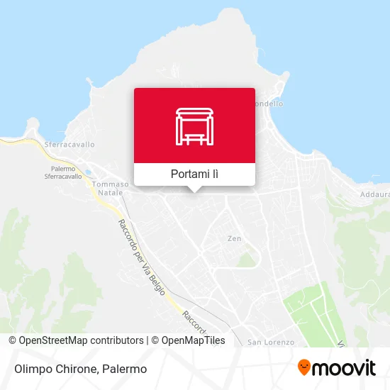 Mappa Olimpo Chirone