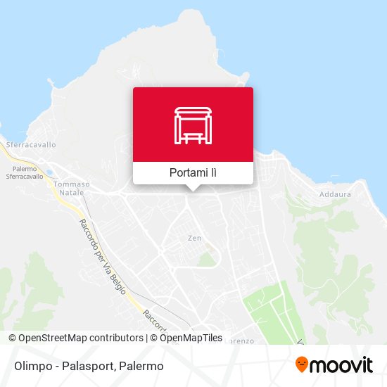 Mappa Olimpo - Palasport