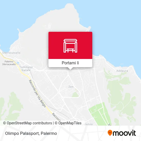 Mappa Olimpo Palasport