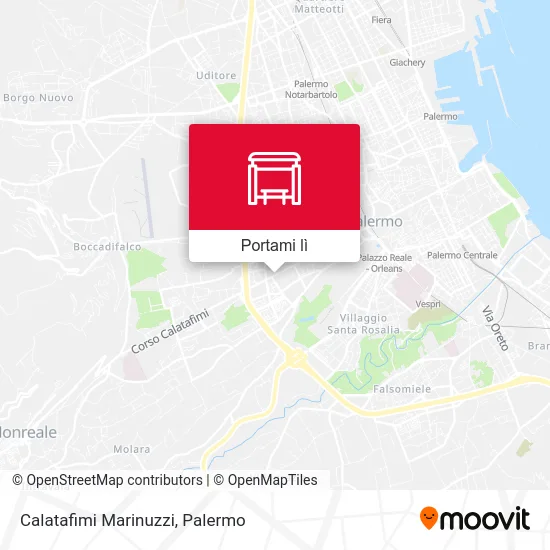 Mappa Calatafimi Marinuzzi