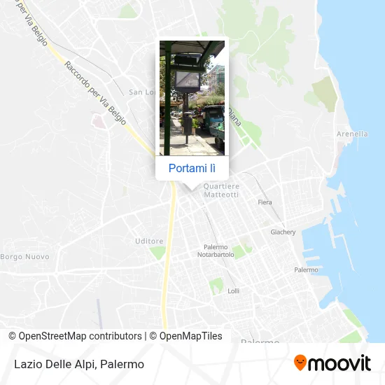 Mappa Lazio Delle Alpi