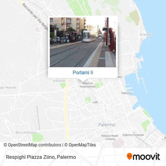 Mappa Respighi Piazza Ziino