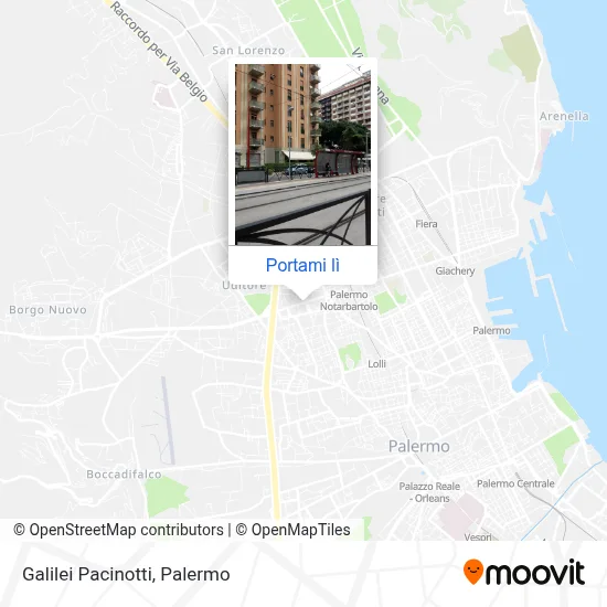 Mappa Galilei Pacinotti