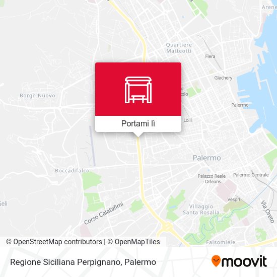 Mappa Regione Siciliana Perpignano